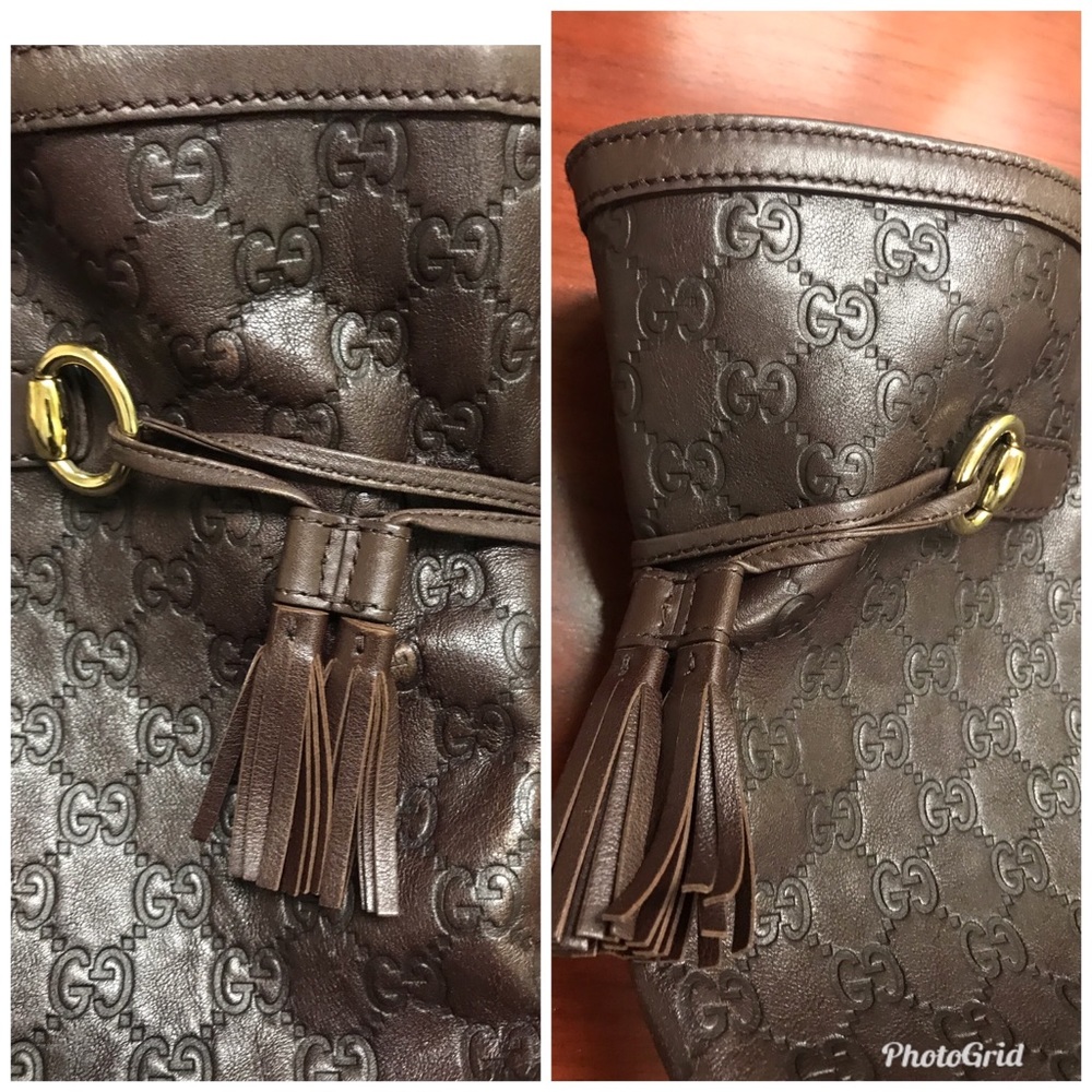 *SOLD* Gucci Guccissima Leather Tote Handbag - Picture 8 of 13